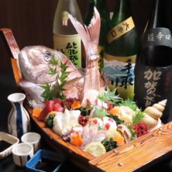 Luxurious! Assortment of sashimi deficit