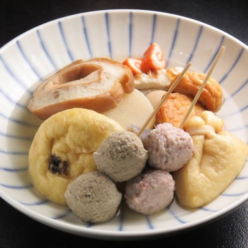 Please enjoy the famous Kanazawa oden with a long history!