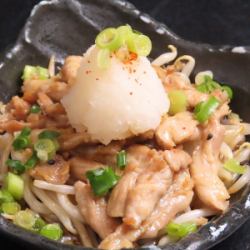 鸡胸肉佐柚子醋