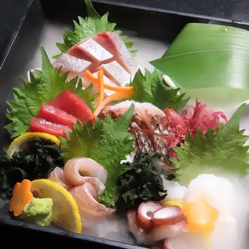 Seafood dishes from the Hokuriku region