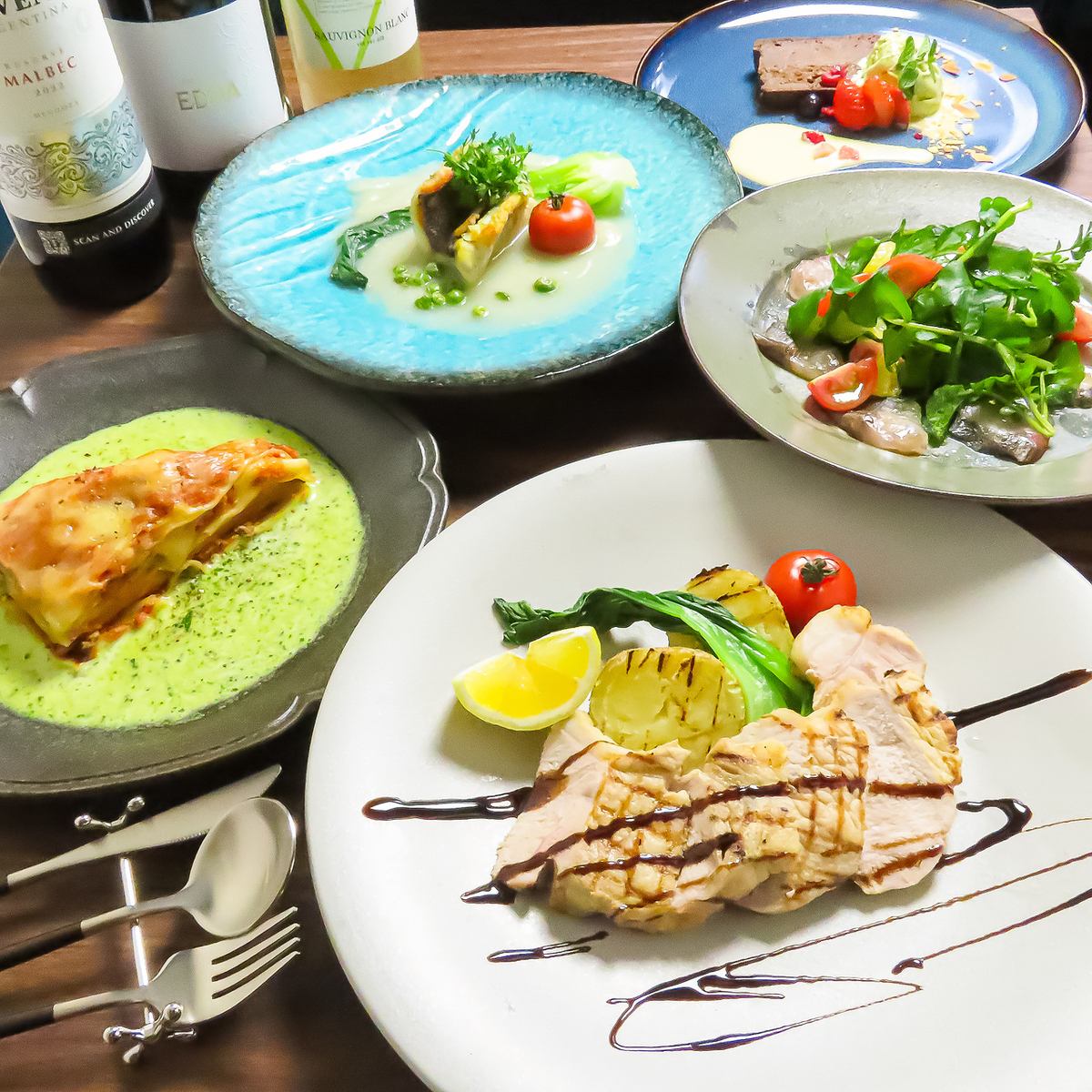 肩肘張らず、時間を忘れて楽しめる創作ビストロ