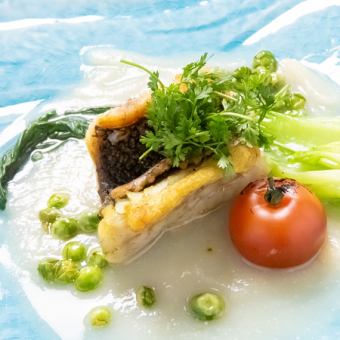 本日の魚料理ランチ