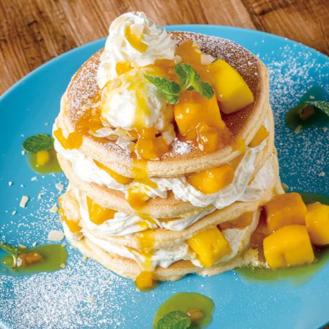 2 mango pancakes