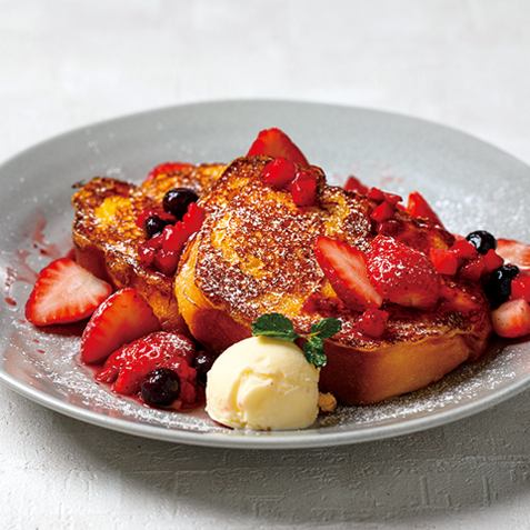 French toast strawberry