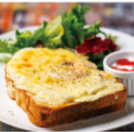 Ham and Cheese Croque Madame (single item)