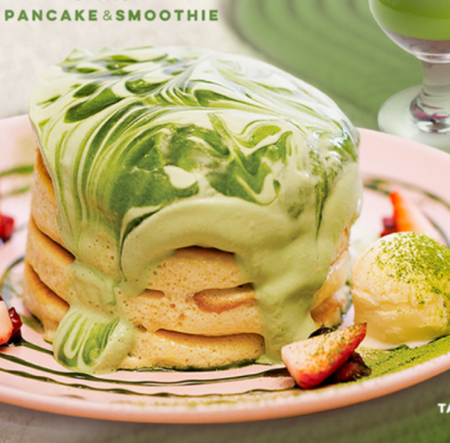 [On sale from May 7, 2024] Kyoto Matcha Cream Pancakes