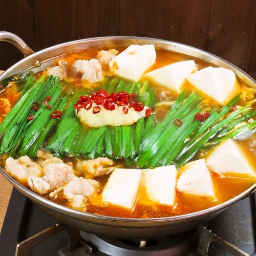 电视节目中介绍过☆大量韭菜的国产内脏锅！！
