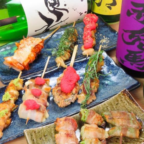 NEW [I want to eat skewers] Yakitori/Yakiton/Vegetable skewers with 2 hours of all-you-can-drink 5000 yen → 4000 yen