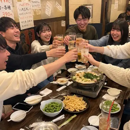 [Special course for students♪] Utsunomiya University Set: 2-hour all-you-can-drink, 4 people or more, 5 dishes, from 3000 yen