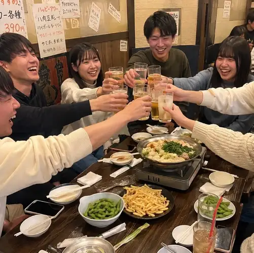【学生特惠套餐♪】宇都宫大学套餐：2小时畅饮，4人以上，5道菜，3000日元起