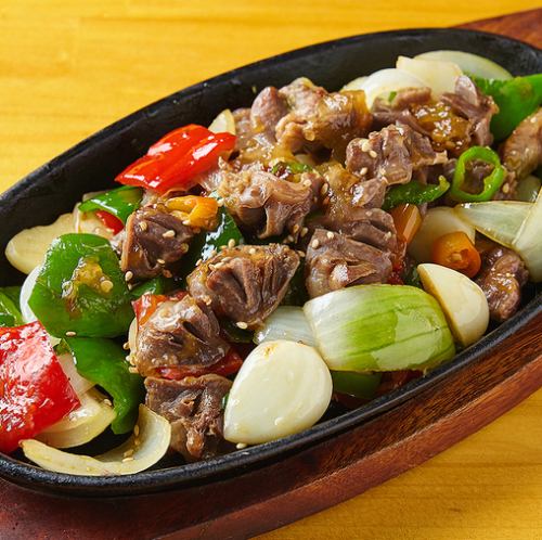 にんにく砂肝炒め