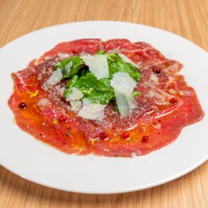 Veal fillet carpaccio