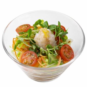 Yuzu-flavored oroshi ponzu salad