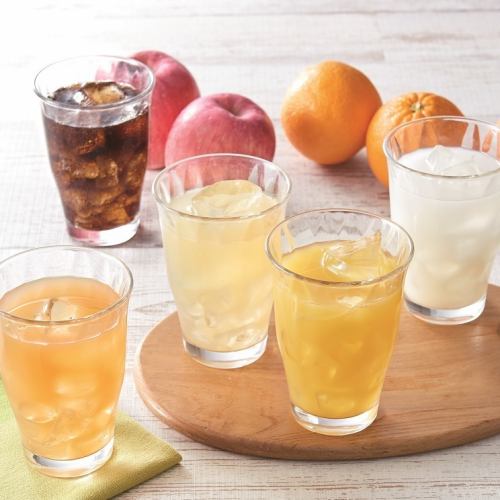 All-you-can-drink all 12 soft drinks