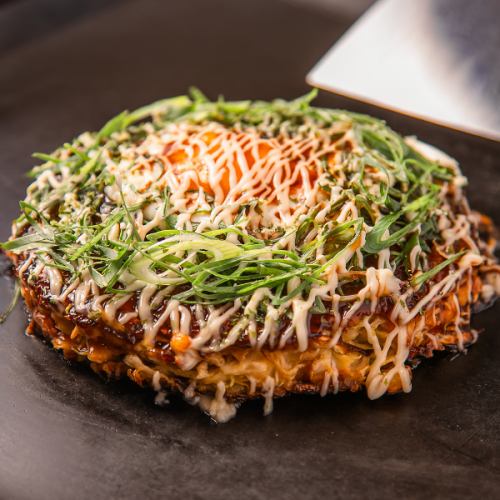 【お好み焼き各種】当店オリジナルの絶品映えお好み焼き風鈴天がおすすめです◎