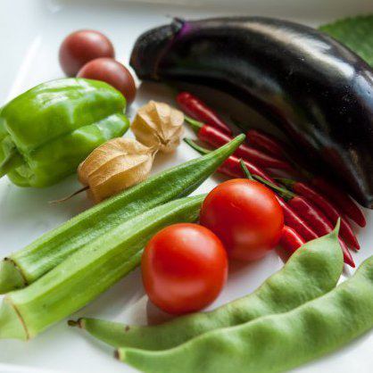 Use domestic organic vegetables