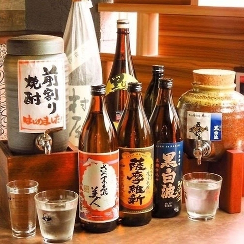 鹿児島の焼酎とこだわりの郷土料理を堪能。大切な方とのお食事に