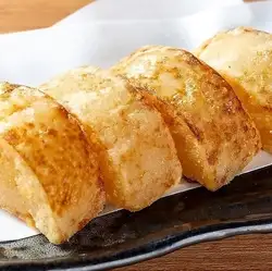 Deep-fried daikon radish, a local specialty.