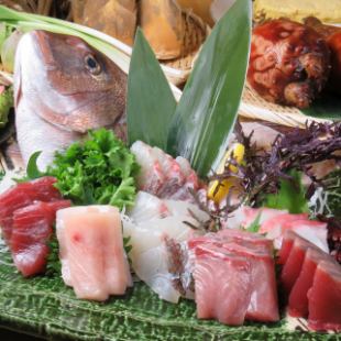 【月～木限定】【★旬の味覚★きょういちコース】120分飲み放題付　料理9品5000円→4000円(税込)