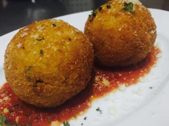 Rice croquettes from Neapolitan, Italy