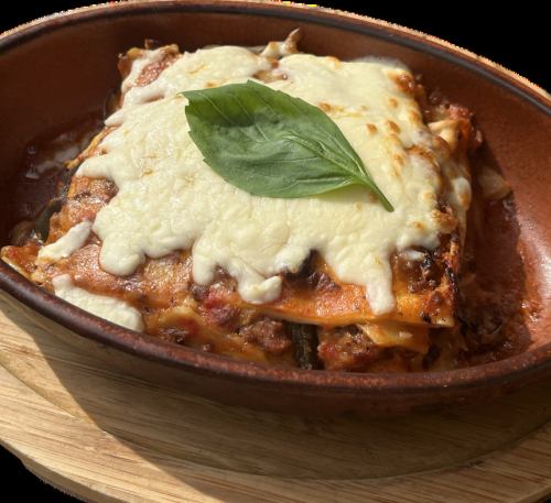 Homemade Bolognese Lasagna