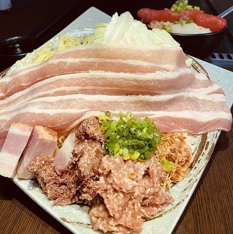 Meat mixed yakisoba