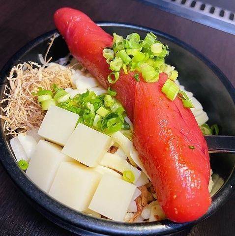 [3] Extremely thick! Pollack roe and cheese monja