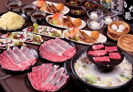 Yakishabu-shabu hotpot standard course "Cooking only"