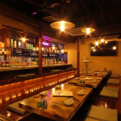 Impressive counter seats! Perfect for a quick drink!
