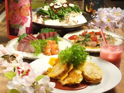 【学生专享课程】⇒ 特价3800日元!超值美味!5道菜,2小时畅饮!