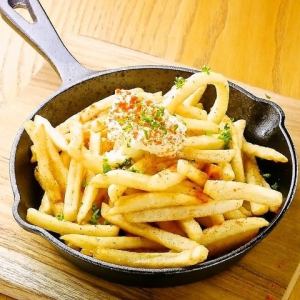 French fries anchovy butter