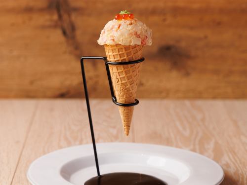 shrimp tartar ice cream