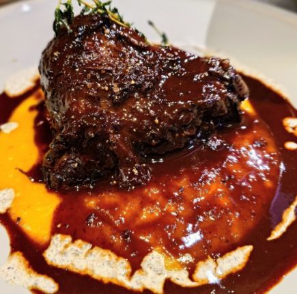 【2025Xmasディナー】スパーク付飲み放題！トリュフ香る牛ほほ肉クリーム煮等全７品　8500円