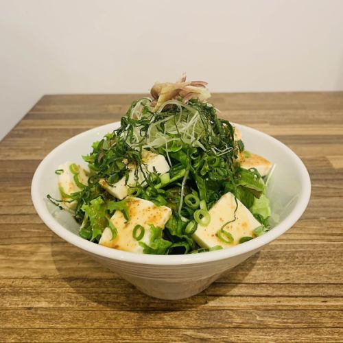 蒸鶏と豆腐のチョレギサラダ
