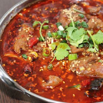 Recommended for spicy lovers [2H all-you-can-drink 9 dishes] Serious Sichuan course with authentic mapo tofu, drooling chicken, boiled beef, etc.