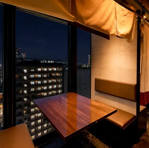 全席個室×徒歩4分!!本格食べ飲みに絶対の自信有●夜景個室