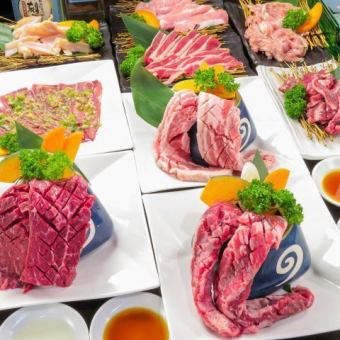 【90分鐘自助餐】以合理的價格享用坪裙牛排等名產的「2,980日圓套餐」（共55道菜）