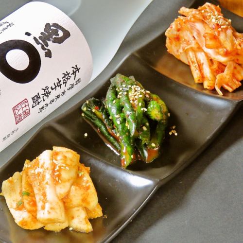 Assortment of 3 kimchi