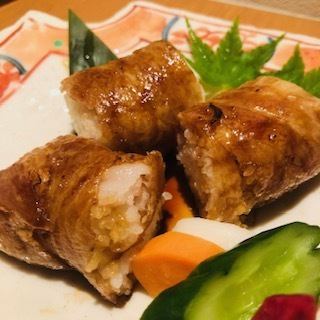 えごま豚肉巻おにぎり（タレ・味噌）