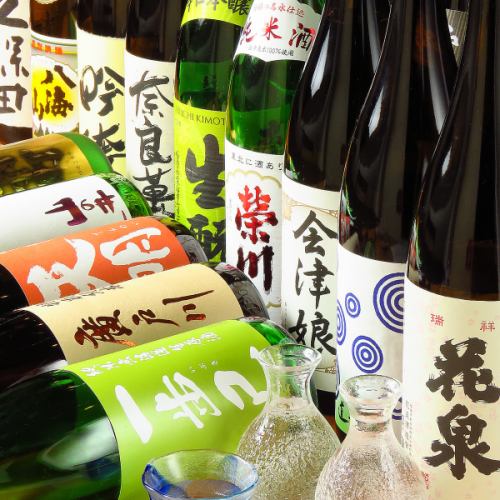 圧倒的な日本酒の品揃え