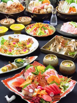【半月コース 2時間飲み放題付】 7,000円⇒6,600円