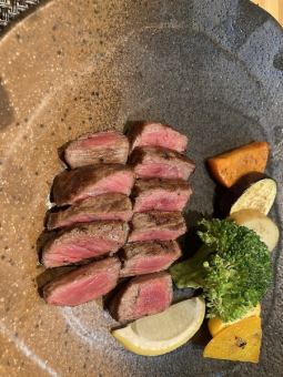 あしたか牛サーロインス200g定食(サラダ、ご飯セット)