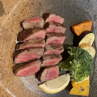 Ashitaka beef sirloin steak 180g set meal