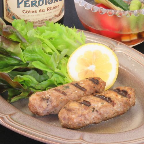 Homemade salsiccia (raw sausage) from Kirishima foothills pork