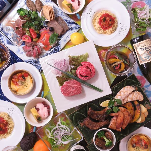 ★All courses can be reserved on the same day★ [Seasonal course] 4,000 yen for 2 hours of all-you-can-drink course! (Today's meat dish, ajillo, etc.)