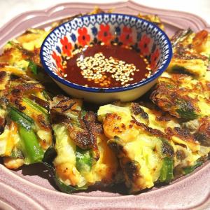 Seafood pancake