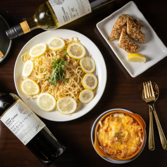 【120分鐘(最後點餐時間90分鐘)暢飲套餐 ◆ 適合2人以上!盡享人氣菜品☆】5000日圓套餐 <<共7道菜>>