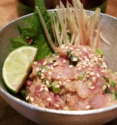 本日の鮮魚のなめろう