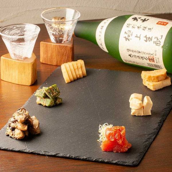 自家製酒粕の味噌漬け 　おまかせ盛り合わせ6種