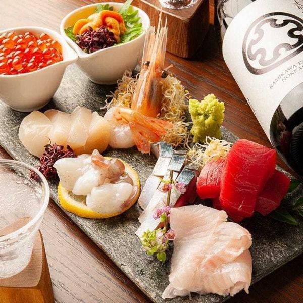 本日の鮮魚盛り合わせ